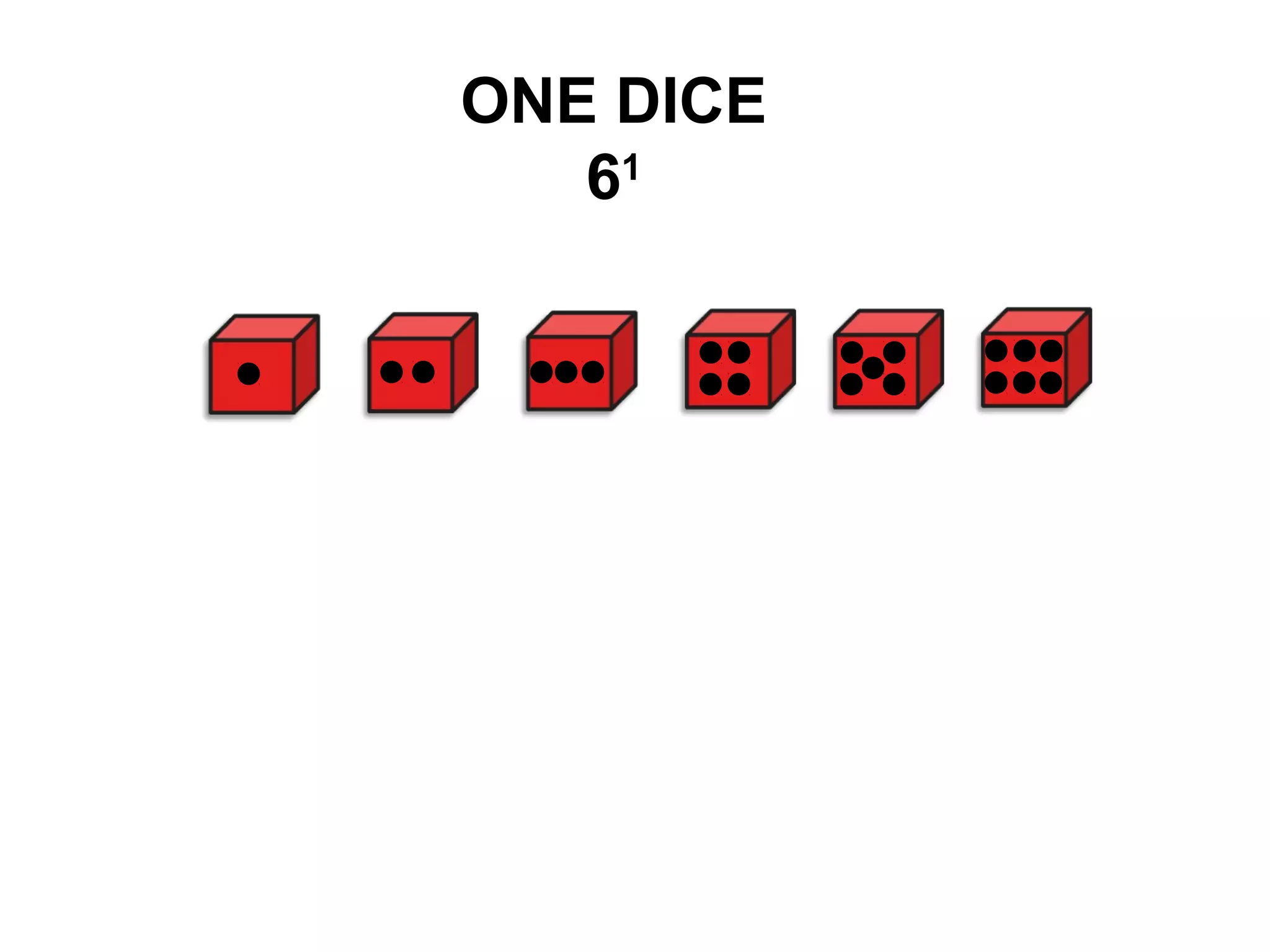 ONE DICE
61
 