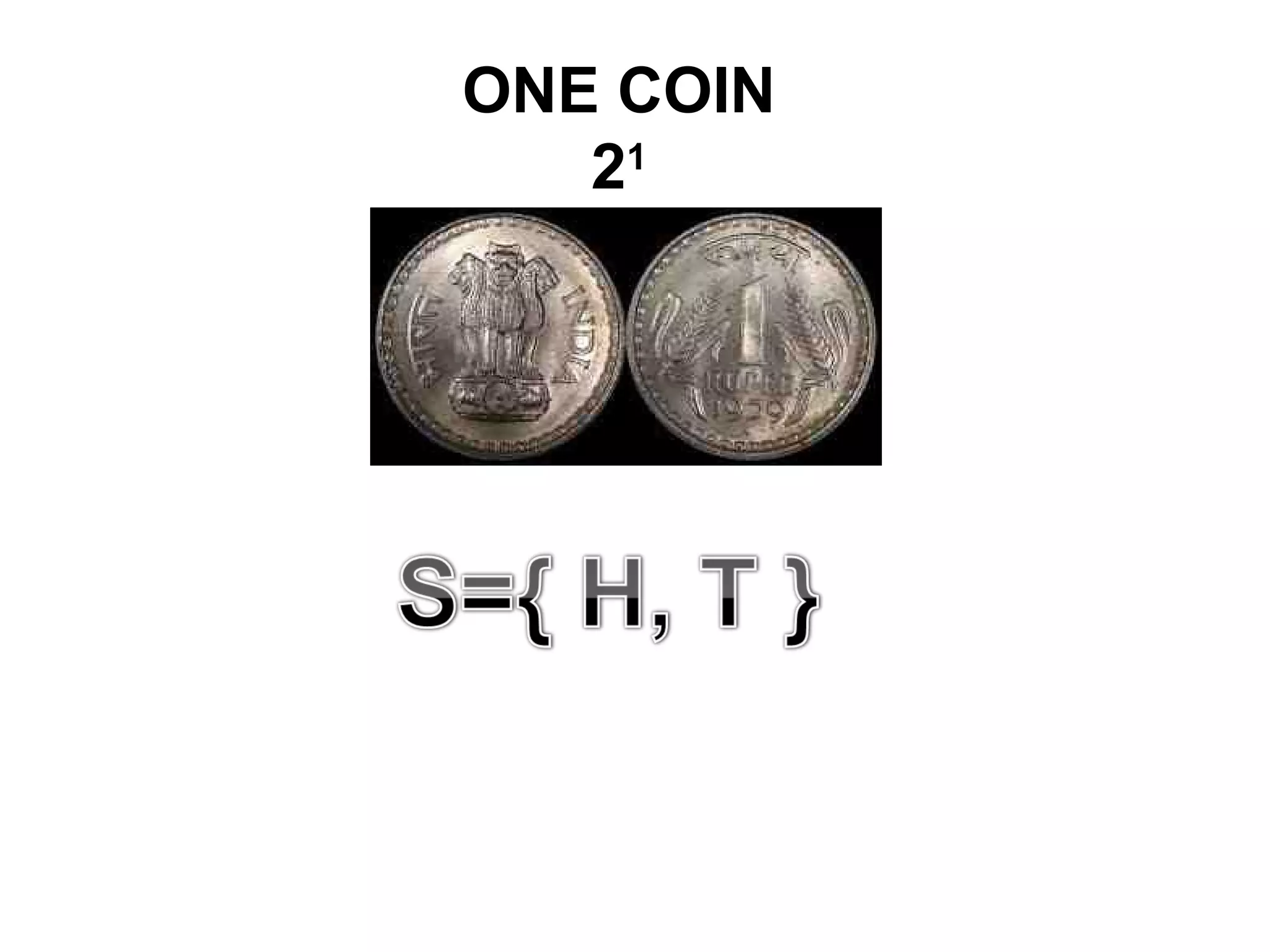 ONE COIN
21
 