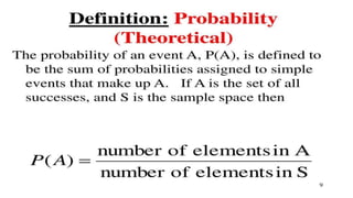 Probability concept and its APPLICATIONS.pptx | Physics | Science