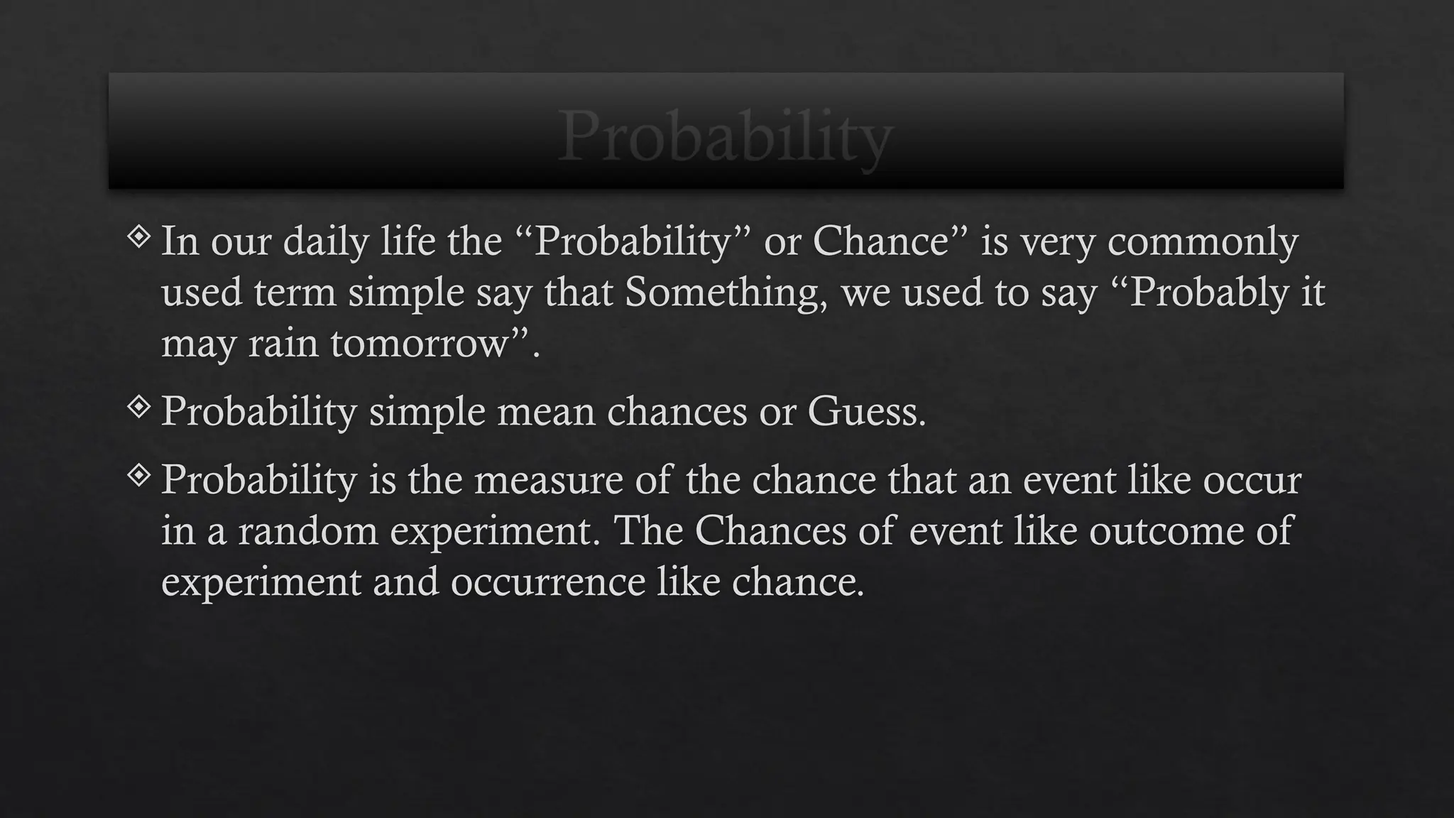 Probability and its Types with easy Examples | PPTX | Physics | Science