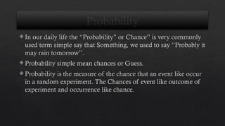 Probability and its Types with easy Examples | PPTX