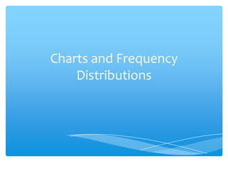 Probability and statistics (frequency distributions) | PPTX