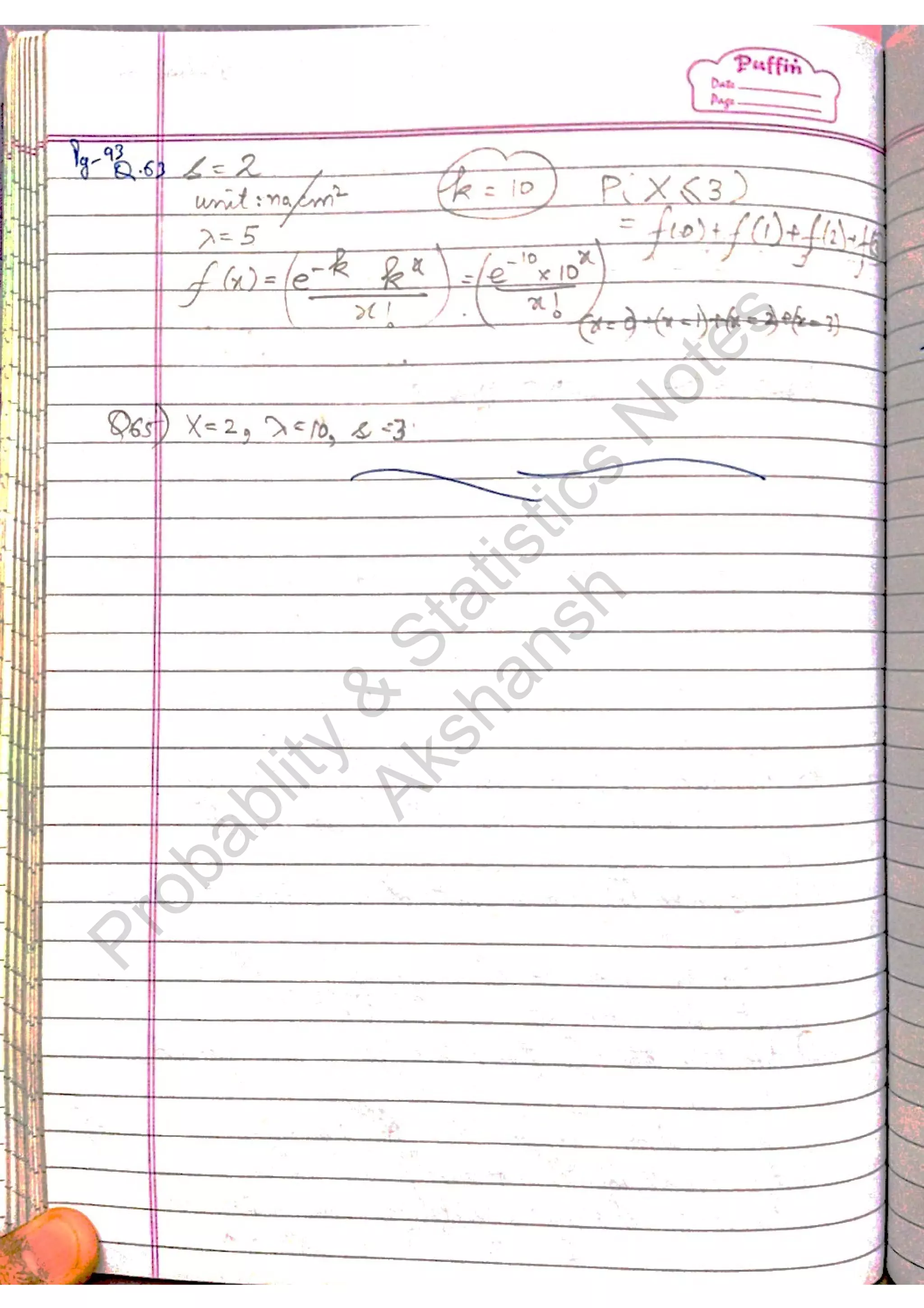 Probablity
&
Statistics
N
otes
Akshansh
 