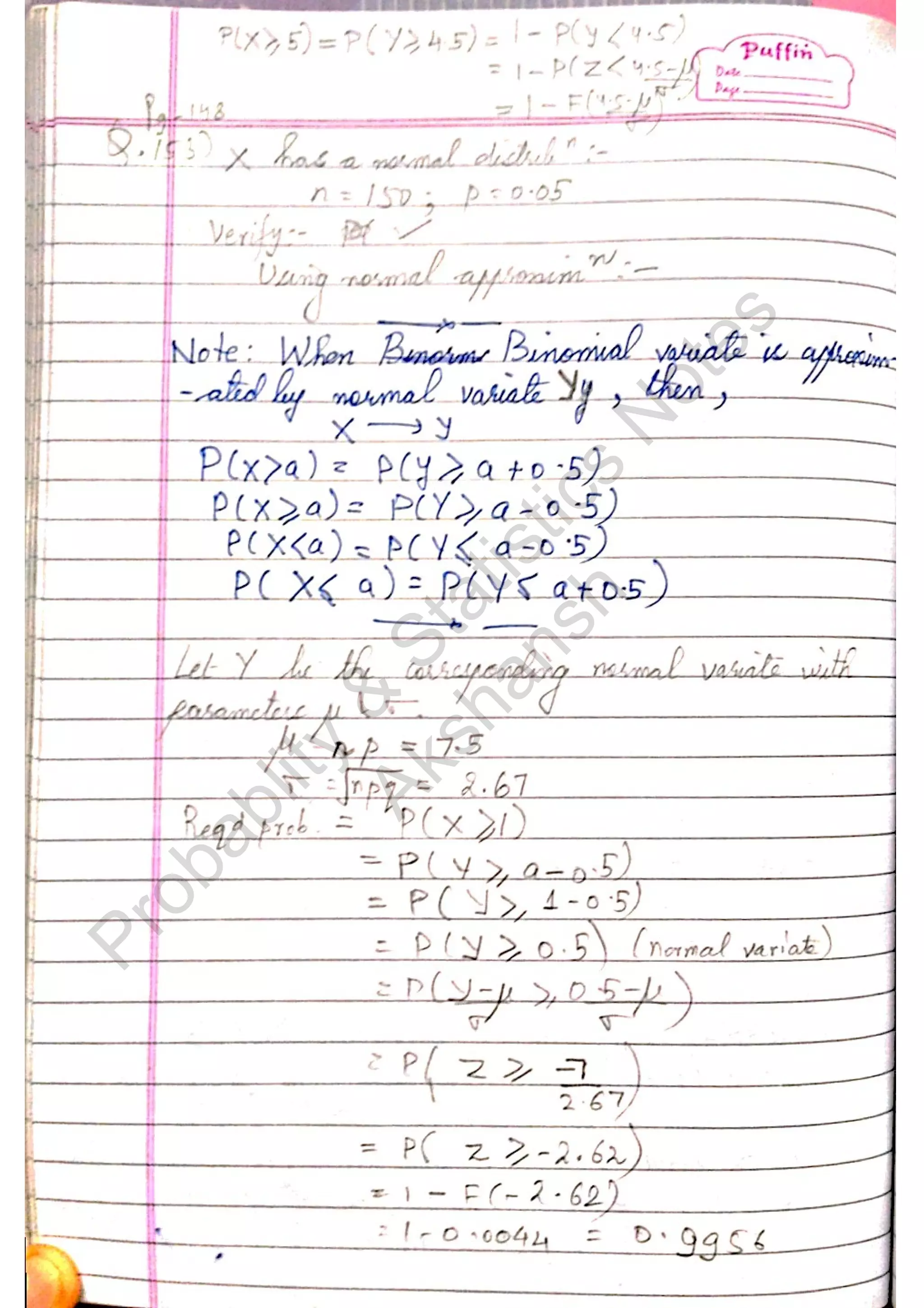 Probablity
&
Statistics
N
otes
Akshansh
 