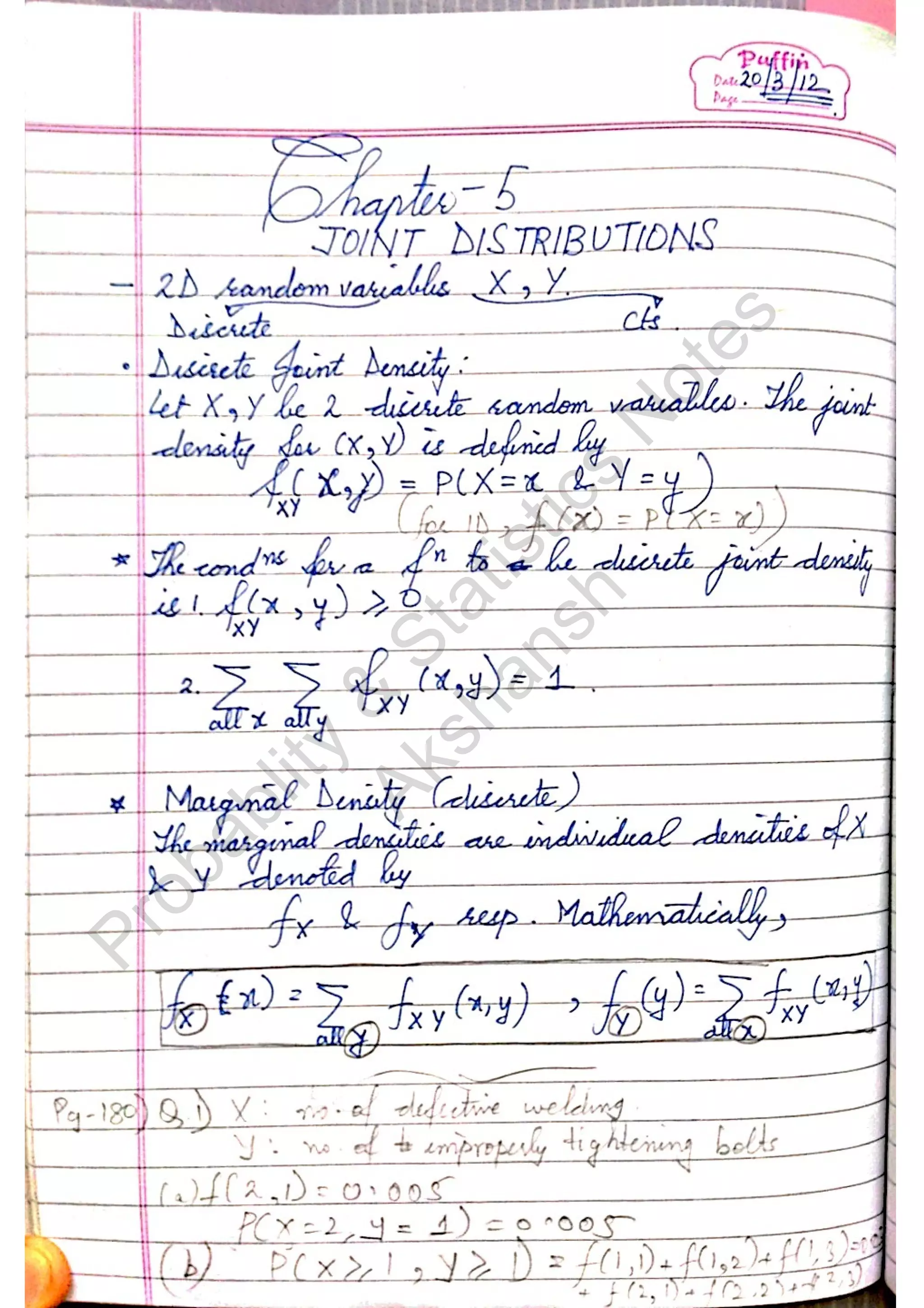 Probablity
&
Statistics
N
otes
Akshansh
 