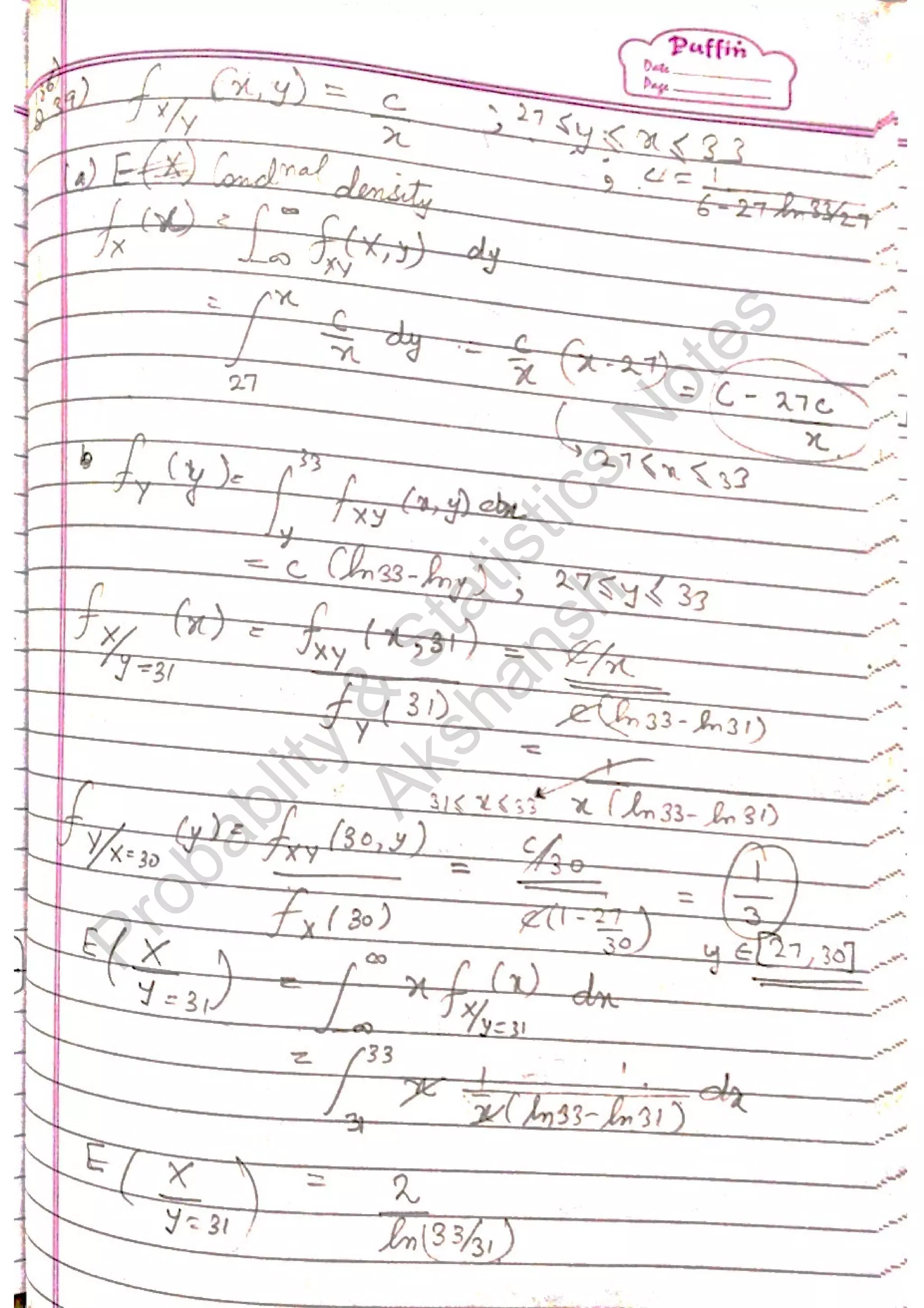 Probablity
&
Statistics
N
otes
Akshansh
 