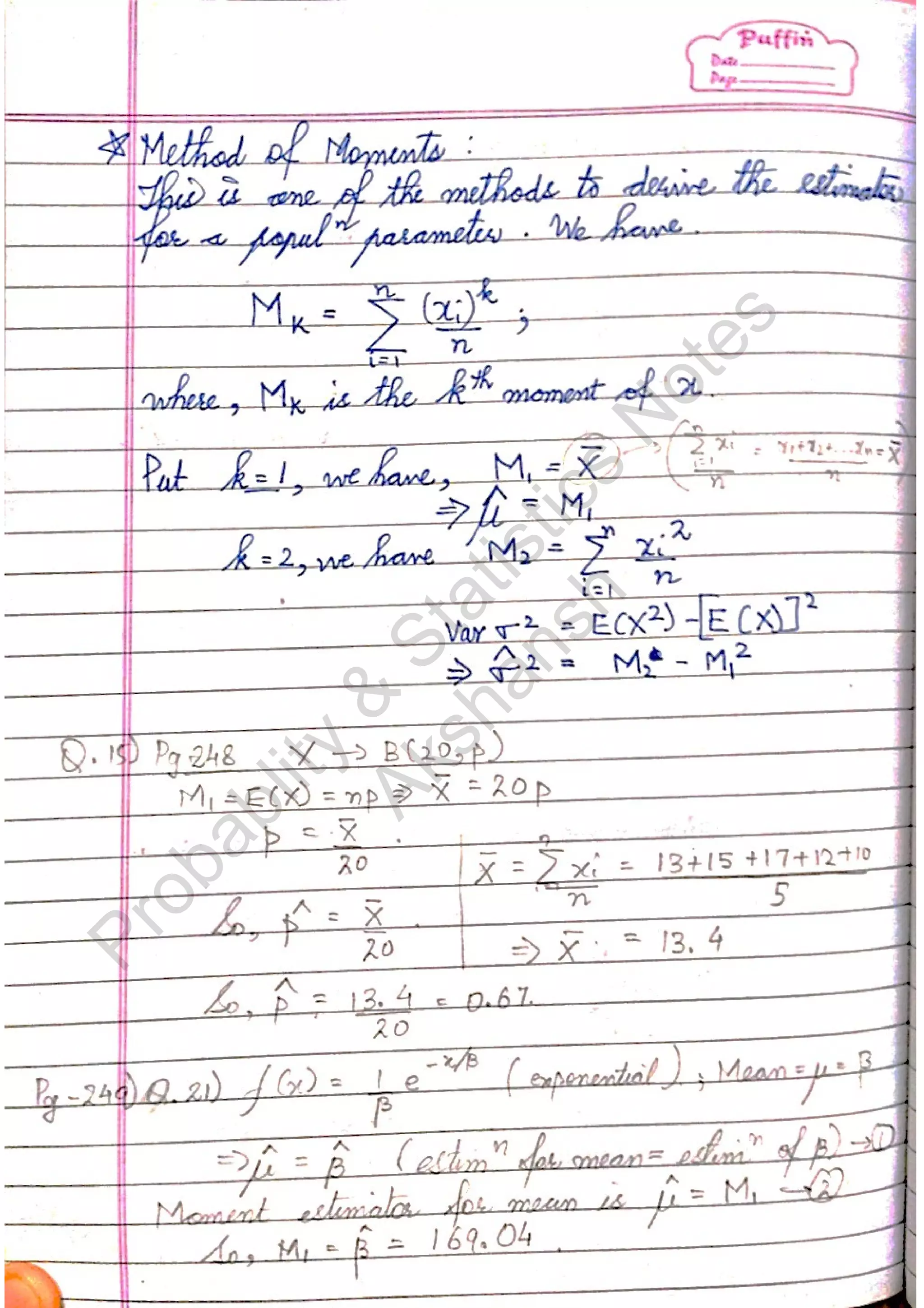 Probablity
&
Statistics
N
otes
Akshansh
 