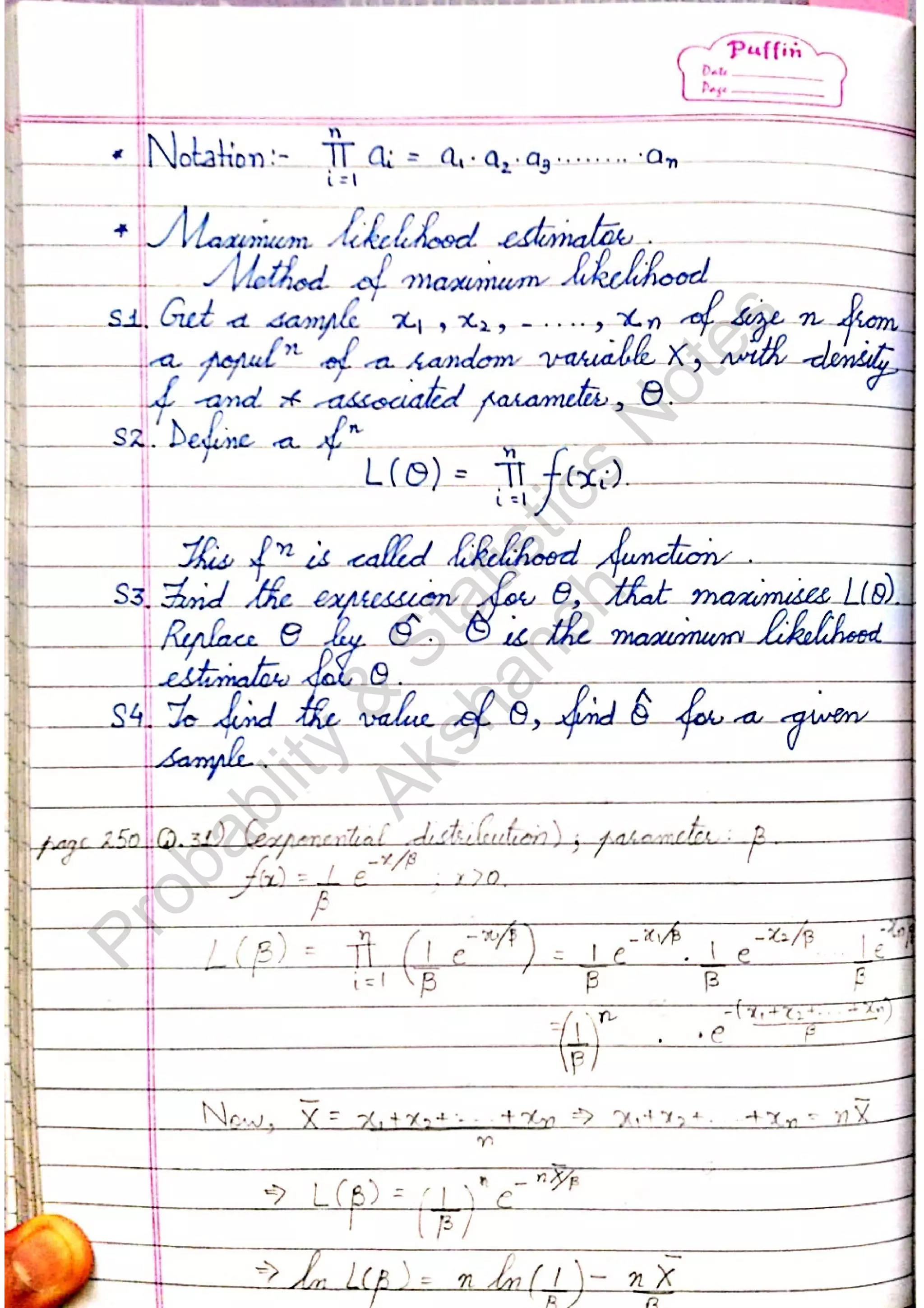 Probablity
&
Statistics
N
otes
Akshansh
 