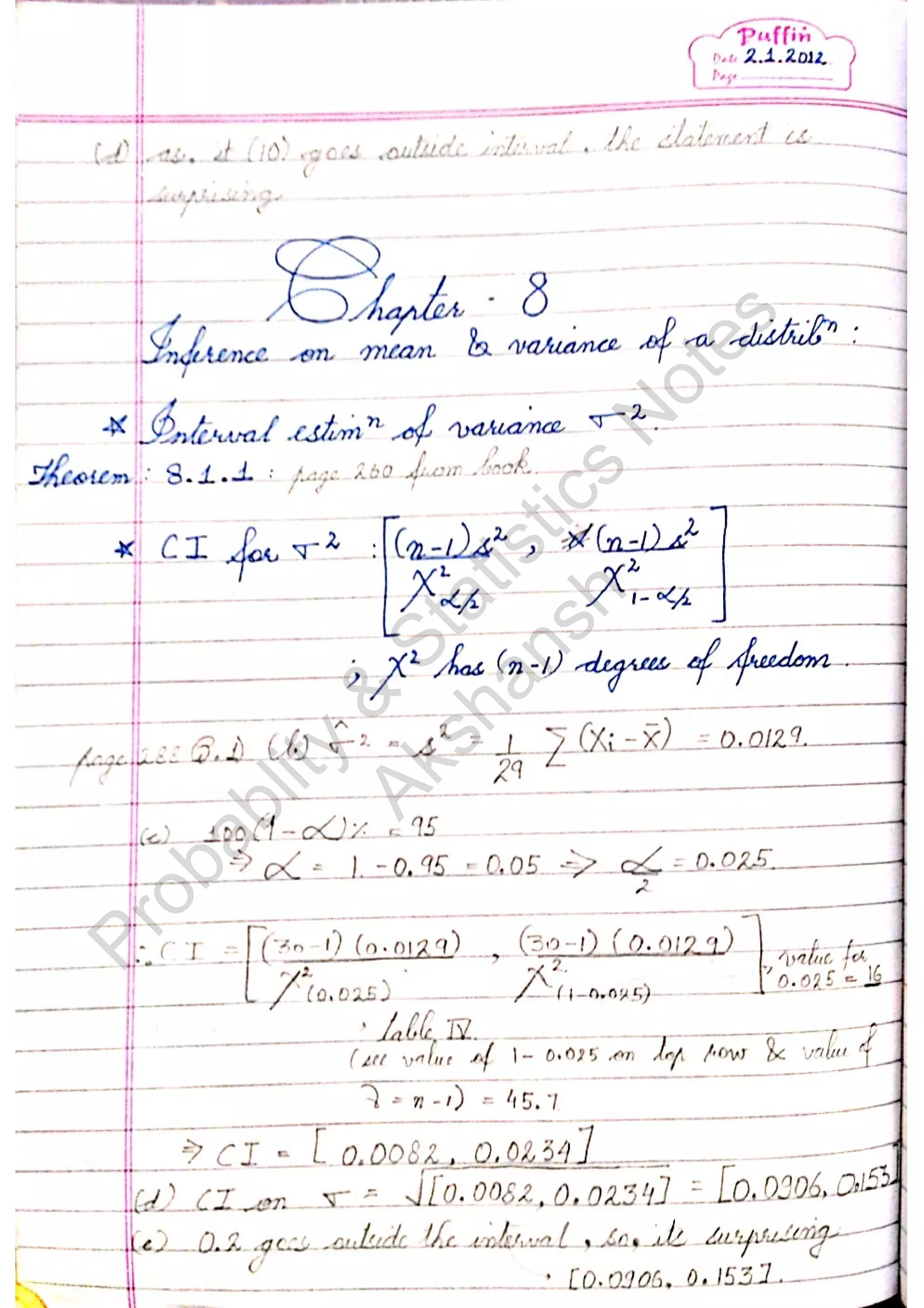 Probablity
&
Statistics
N
otes
Akshansh
 