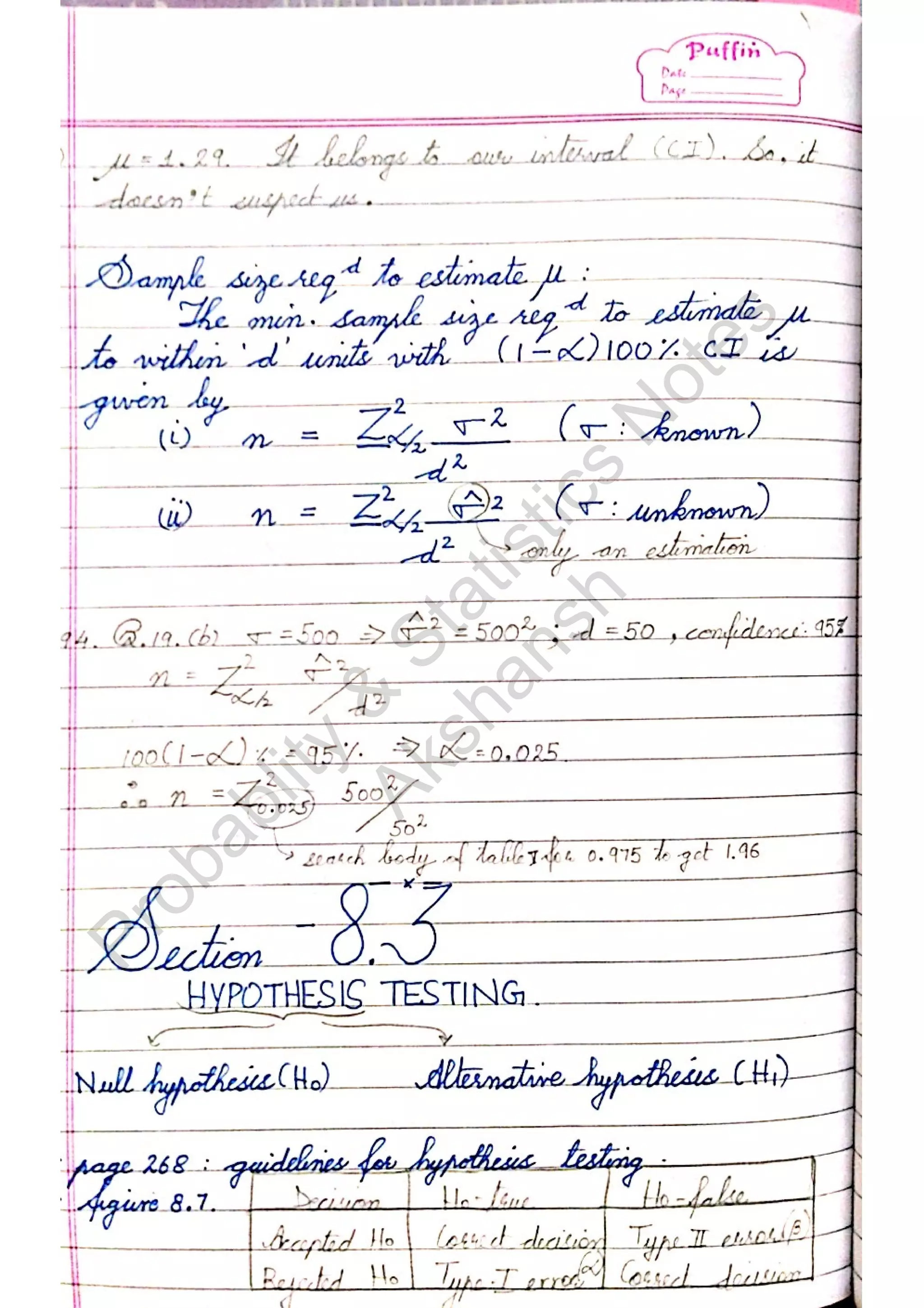 Probablity
&
Statistics
N
otes
Akshansh
 