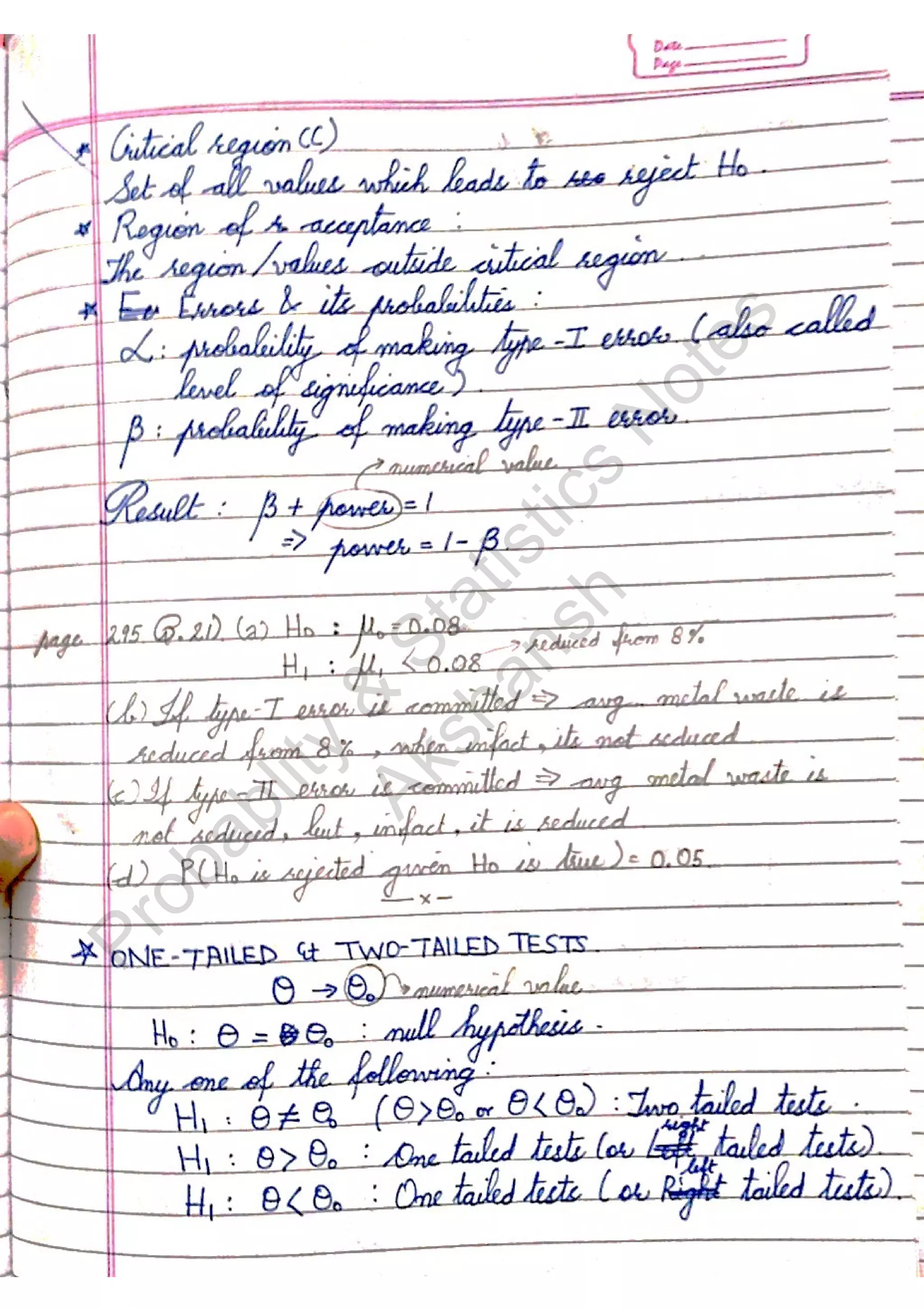 Probablity
&
Statistics
N
otes
Akshansh
 
