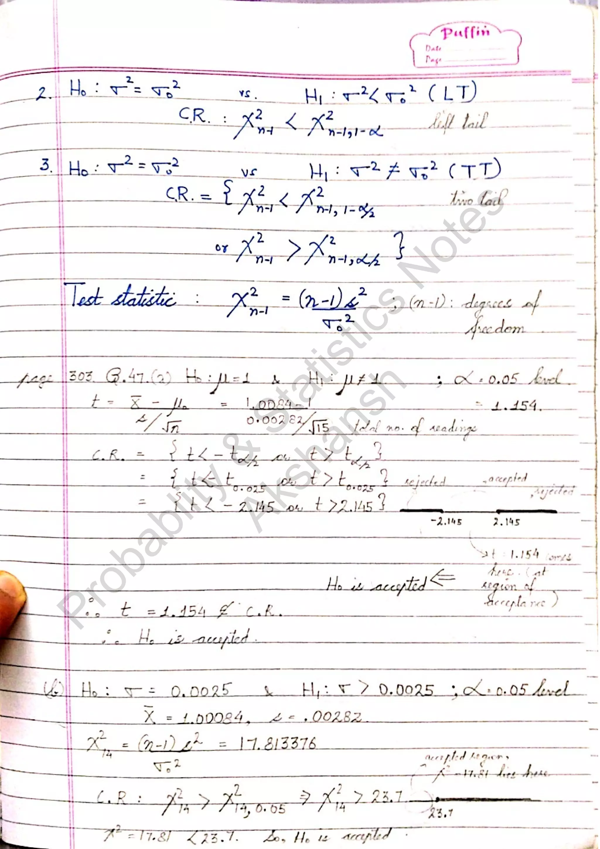 Probablity
&
Statistics
N
otes
Akshansh
 