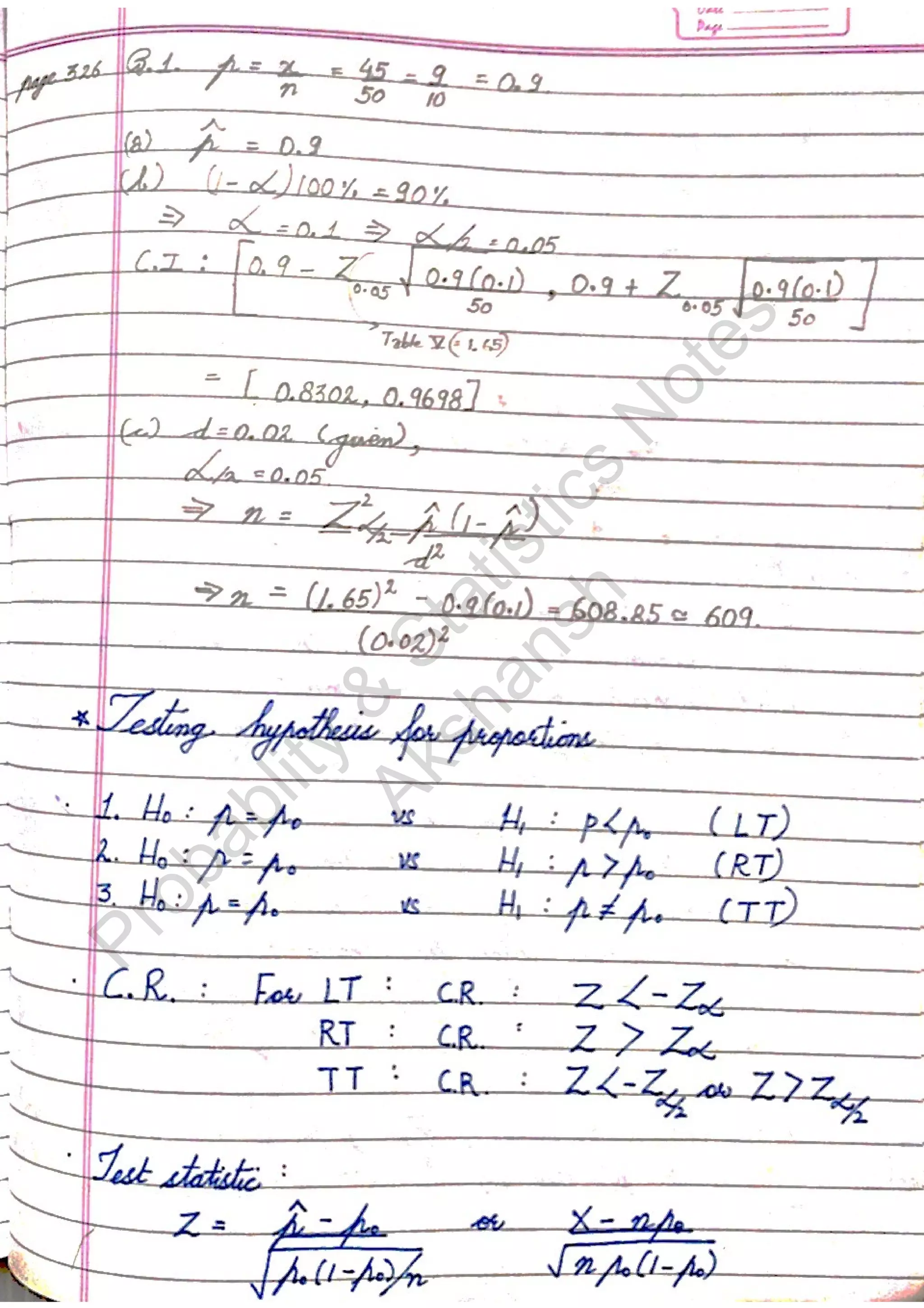 Probablity
&
Statistics
N
otes
Akshansh
 