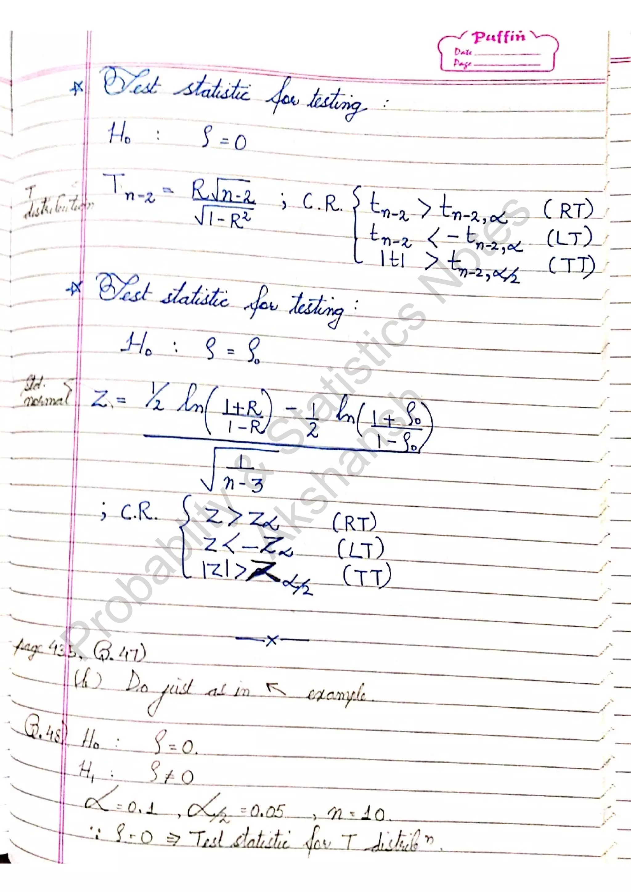 Probablity
&
Statistics
N
otes
Akshansh
 