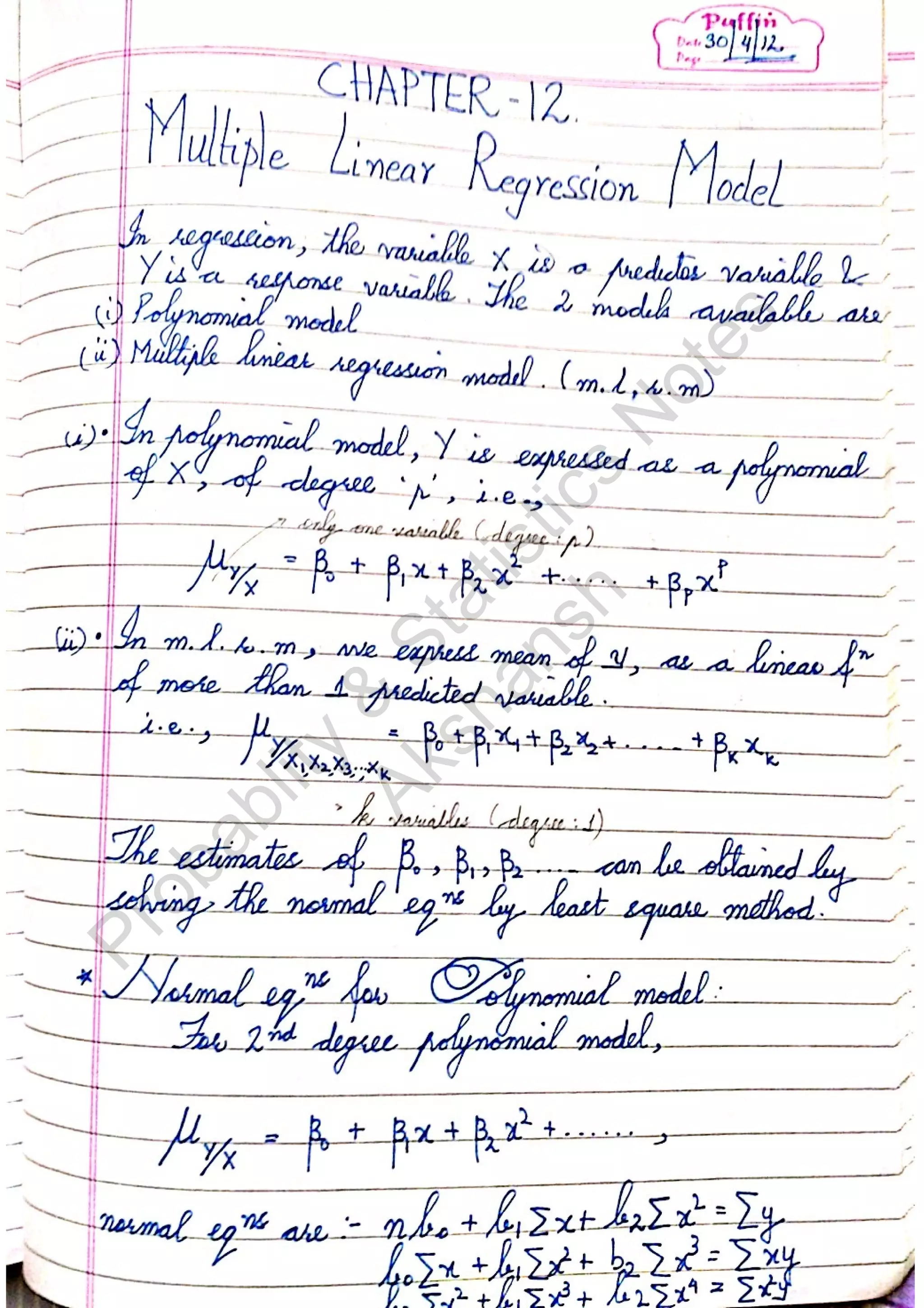 Probablity
&
Statistics
N
otes
Akshansh
 