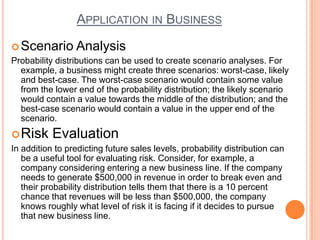 Probability & application in business | PPTX | Physics | Science