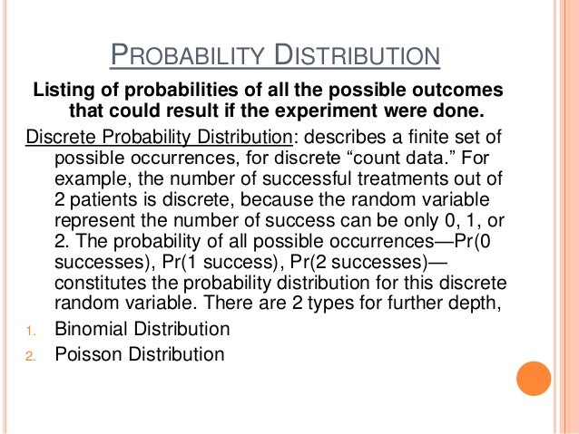 application of probability research paper