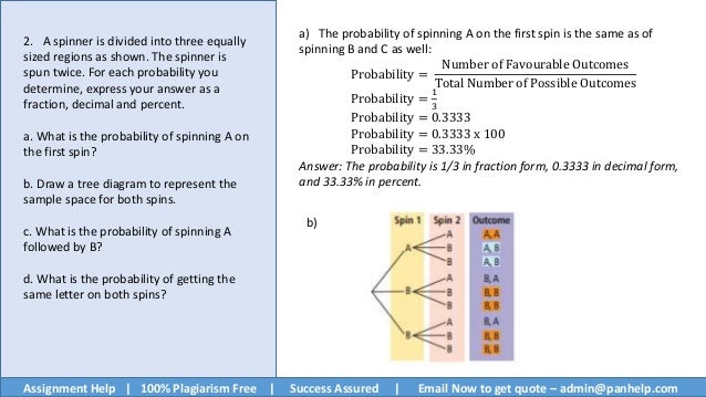 Probability assignment answers image