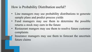 Probability distribution in R | PPTX
