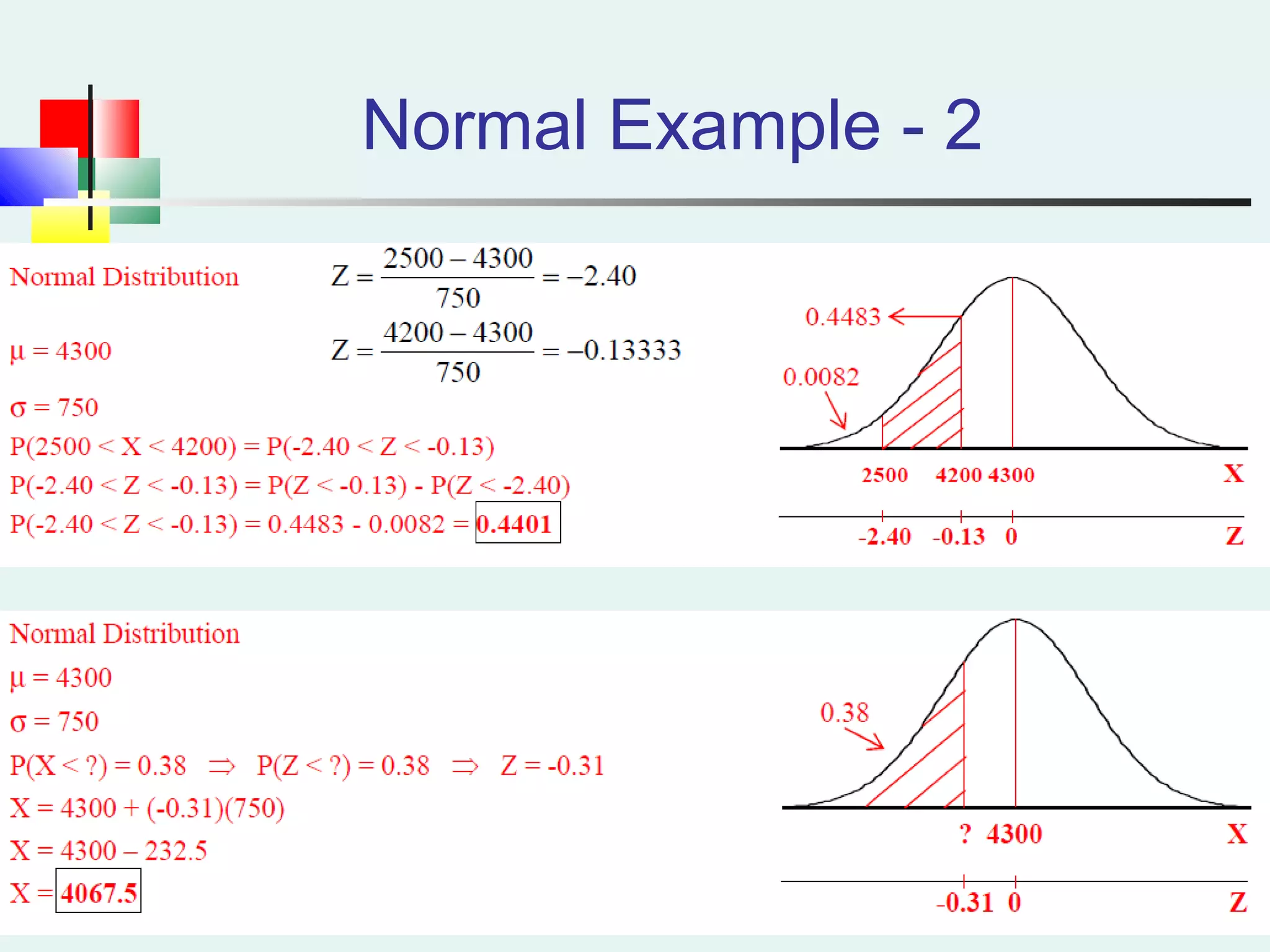 Normal Example - 2
 