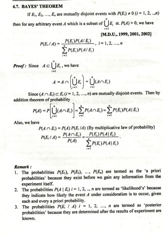 Probability distribution notes by Dr D K Madan and Dr Amit Manocha