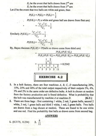 Probability distribution notes by Dr D K Madan and Dr Amit Manocha