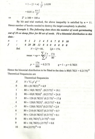 Probability distribution notes by Dr D K Madan and Dr Amit Manocha