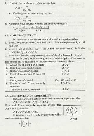 Probability distribution notes by Dr D K Madan and Dr Amit Manocha