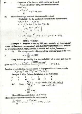 Probability distribution notes by Dr D K Madan and Dr Amit Manocha
