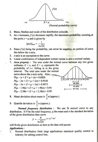 Probability distribution notes by Dr D K Madan and Dr Amit Manocha