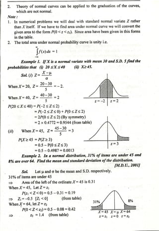 Probability distribution notes by Dr D K Madan and Dr Amit Manocha