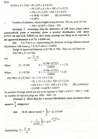 Probability distribution notes by Dr D K Madan and Dr Amit Manocha