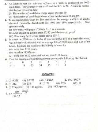 Probability distribution notes by Dr D K Madan and Dr Amit Manocha