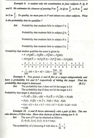Probability distribution notes by Dr D K Madan and Dr Amit Manocha