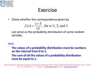 Engineering Mathematics & Probability Distributions | PPTX