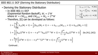 IEEE 802.11 DCF Random Access (Analysis with Markov Chain) | PDF