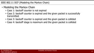 IEEE 802.11 DCF Random Access (Analysis with Markov Chain) | PDF