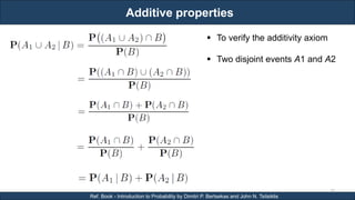 Introduction to Probability Theory | PDF