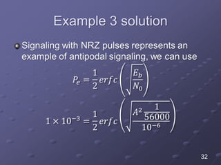 Example 3 solution
32
 
