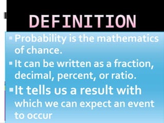 Probability of 8th. | PPTX