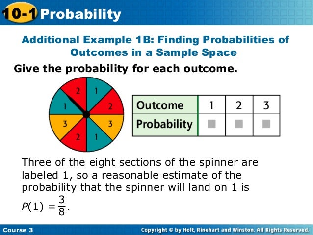 Probability power point combo from holt ch 10