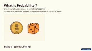 probability distributions for engineering mathematics students | PPTX
