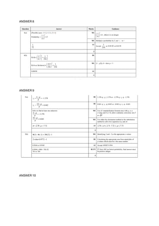 ANSWER 8
ANSWER 9
ANSWER 10
 