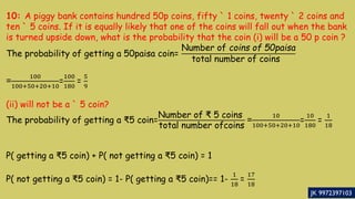 Probabilty ppt by jk | PDF