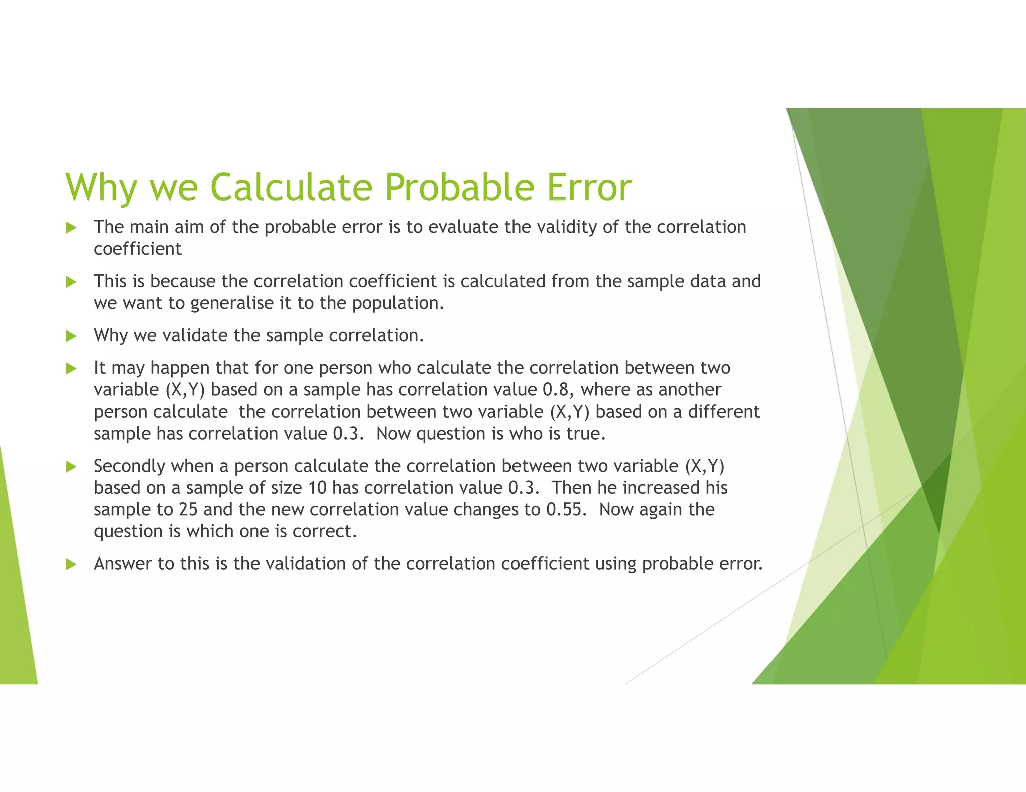Probable Error Pdf Probable Error Pdf
