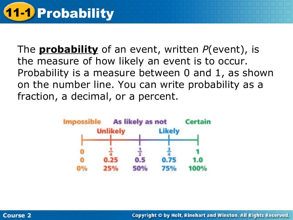 Probablity