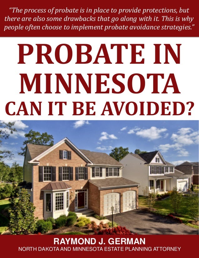 probate minnesota process avoided slideshare