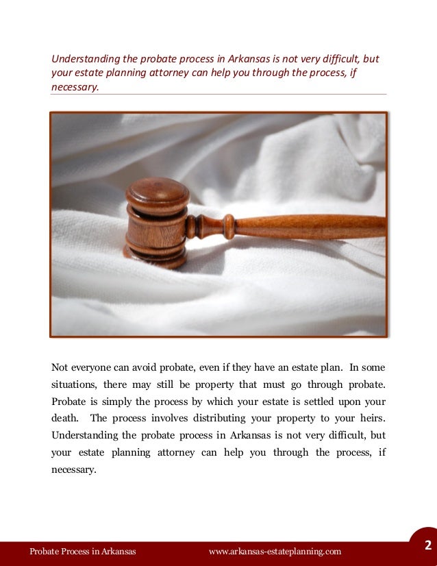 Probate Process in Arkansas