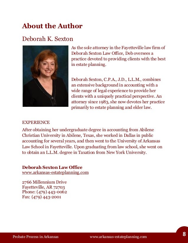 Probate Process in Arkansas