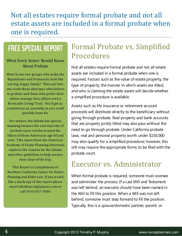 Probating an Estate in California What to Do When a Loved One Dies